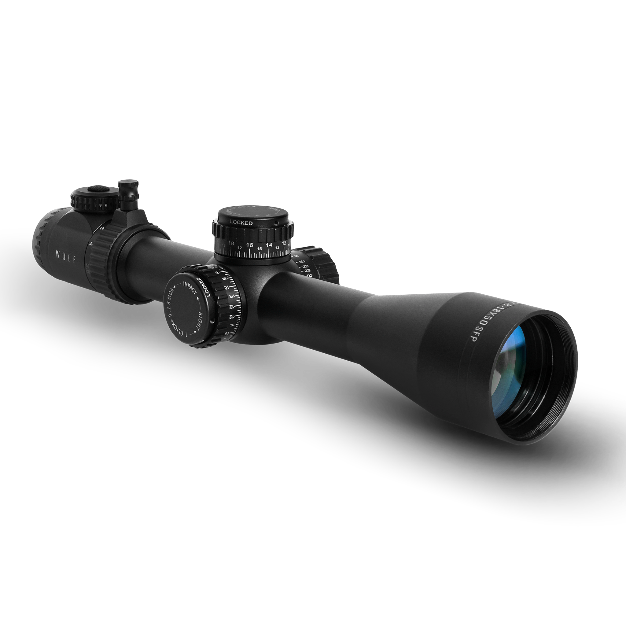 Defender 2.8-18x50 MOA-2JF SFP Illuminated Rifle Scope